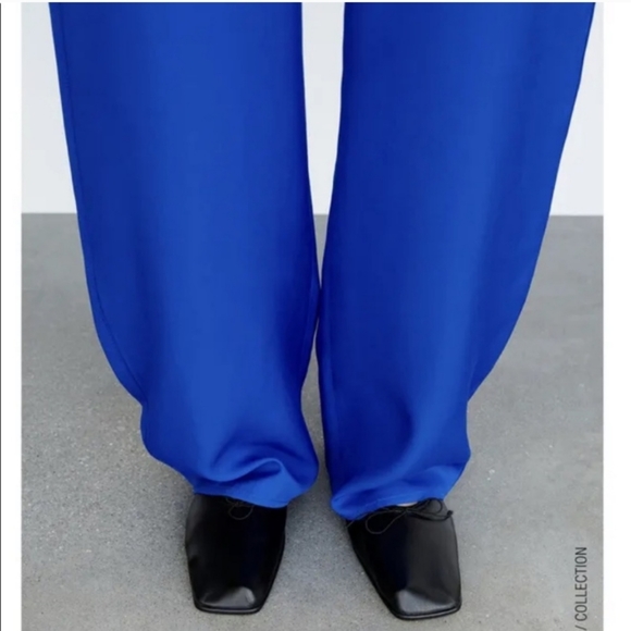 Zara wide flowy pant and blouse - Picture 11 of 11